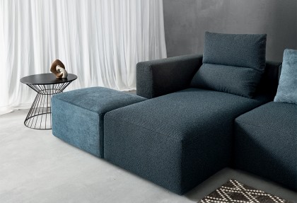LEGO - divano con chaise longue (cuscino schienale COMFORT disponibile su richiesta come optional) - SOFA CLUB