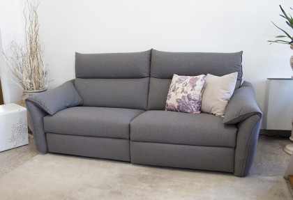 LISBONA - divano 3 posti maxi con 2 relax elettrici ( divano pronta consegna sfoderabile ) - SOFA CLUB
